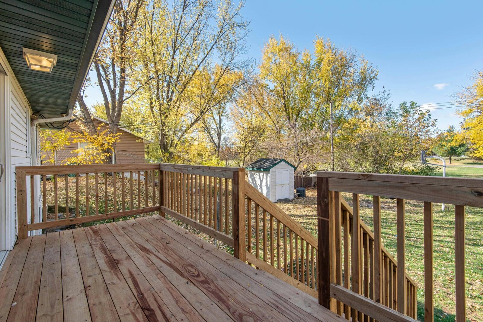 A deck gives you a comfortable place to step outside, gather with friends, or simply enjoy some quiet time. We can help you plan a layout that suits your yard and how you want to use the space. The result should feel like a natural extension of your home. New deck construction Deck replacement Deck extensions Stairs and railings Deck repairs